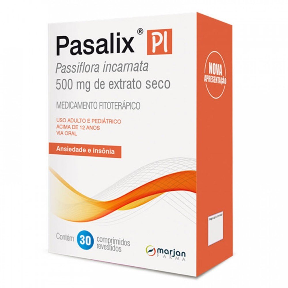 Pasalix PI 500MG Comprimido revestido - Caixa com 30 Comprimidos - Imagem 1