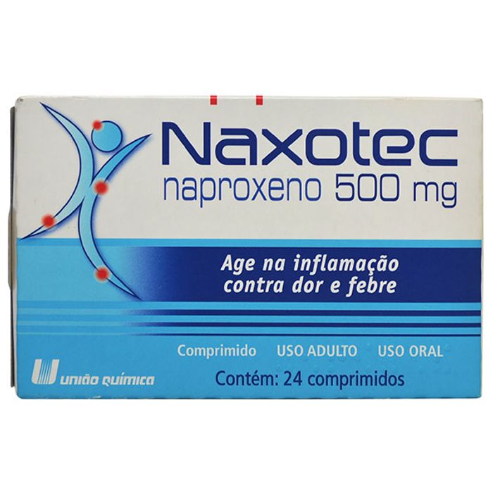 Naxotec 500MG Comprimido simples - Caixa com 24 Comprimidos - Imagem 1