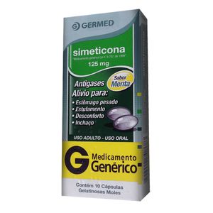 Simeticona 125mg - Caixa com 10 Cápsulas