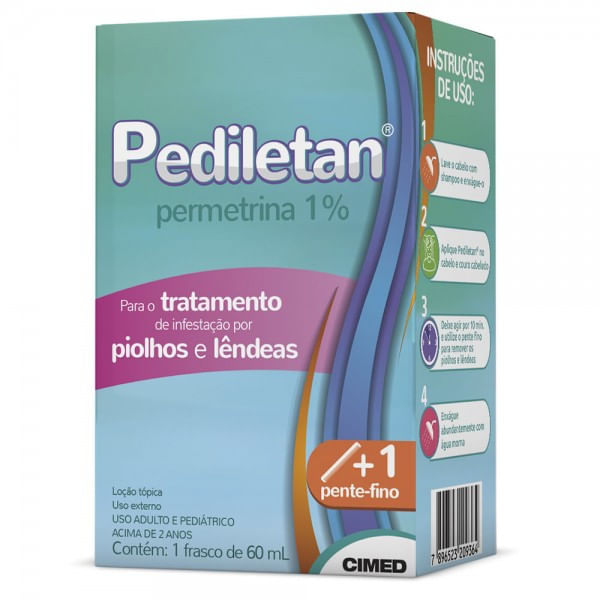 Pediletan 10MG/ML Loção tópica - Frasco com 60 mL - Imagem 1