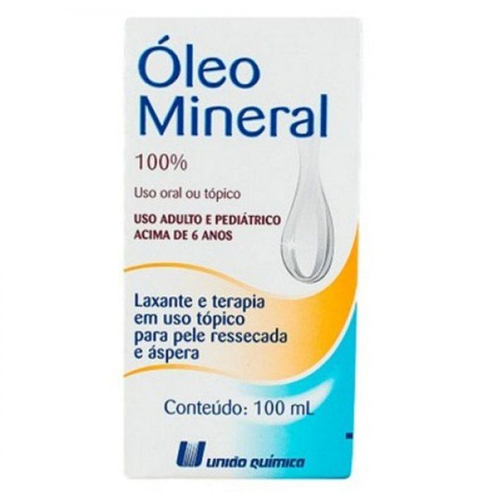 Óleo Mineral União Química Com 100ml - Imagem 1
