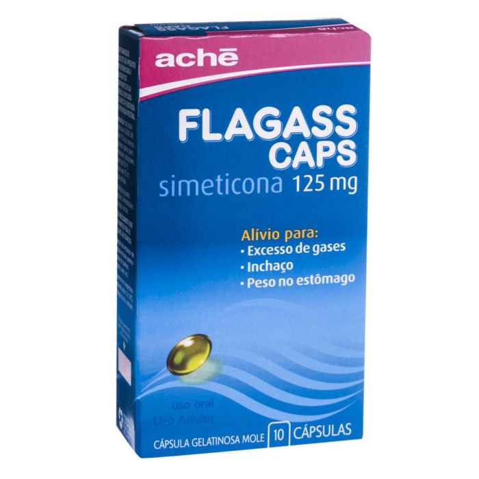 Flagass Caps 125mg Cápsula Mole - Caixa com 10 Cápsulas - Imagem 1