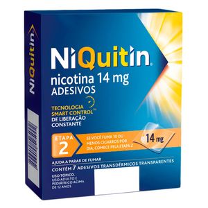 Niquitin 14MG Adesivo transdérmico - Envelope com 7 Adesivos