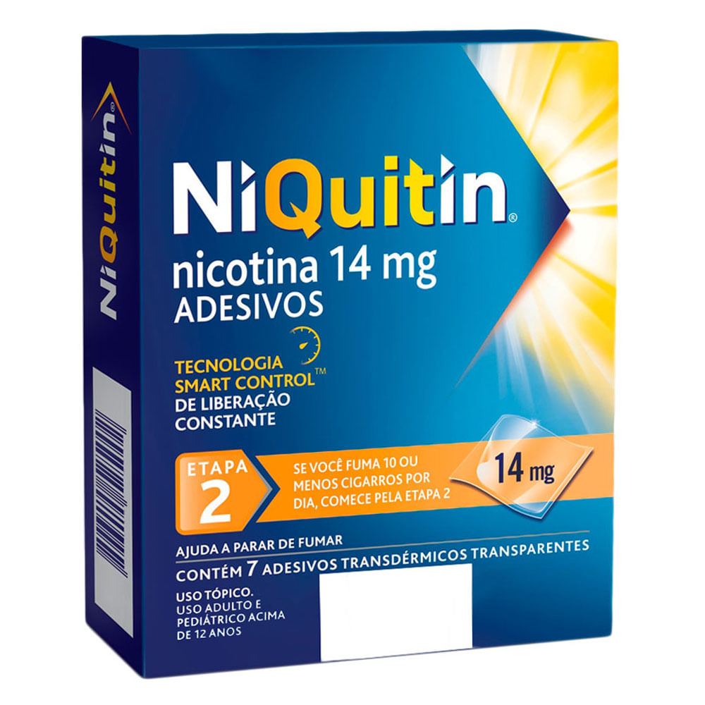 Niquitin 14MG Adesivo transdérmico - Envelope com 7 Adesivos - Imagem 1