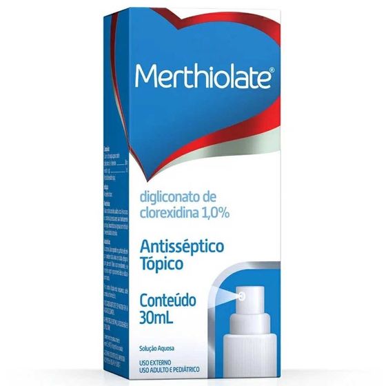 Antisséptico Tópico Merthiolate Spray Com 30Ml - Imagem 1