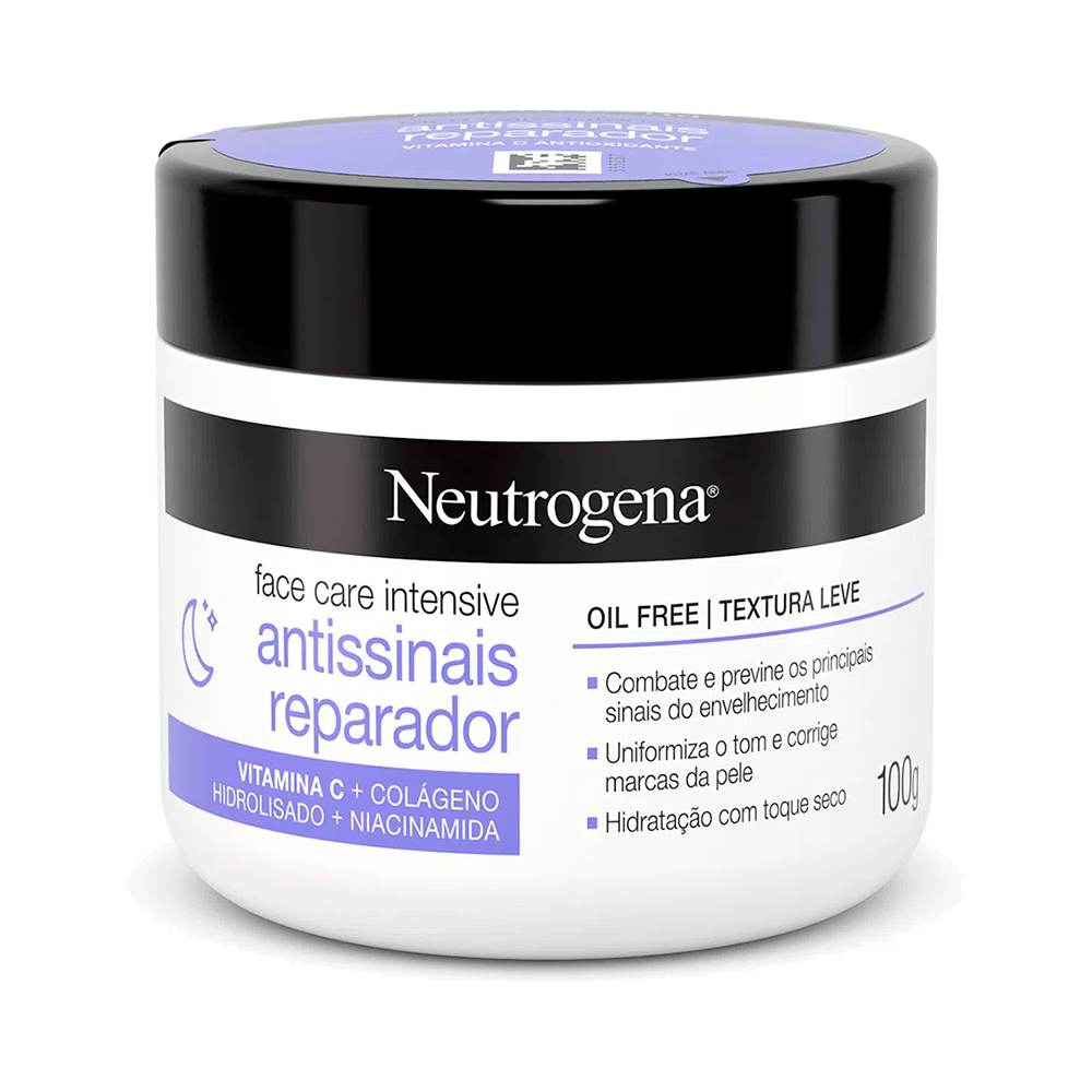 Face Care Intensive Neutrogena Creme Antissinais 100G - Imagem 1