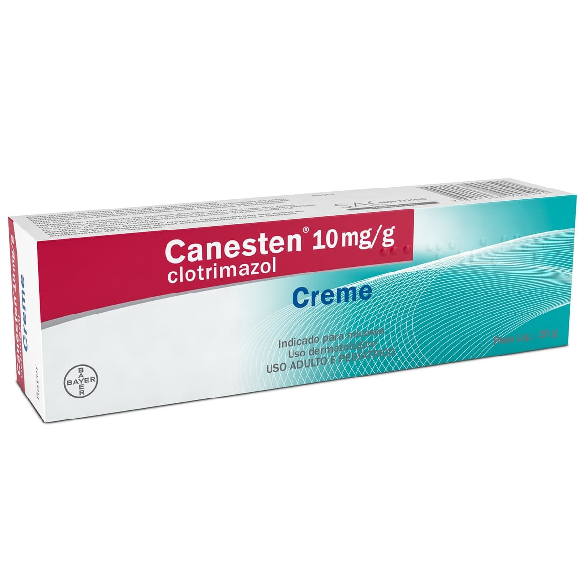 Canesten 10MG/G Creme dermatológico - Bisnaga com 20 g - Imagem 1
