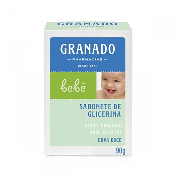 Granado Bebê Erva doce Glicerinado Sabonete em Barra 90G - Imagem 1