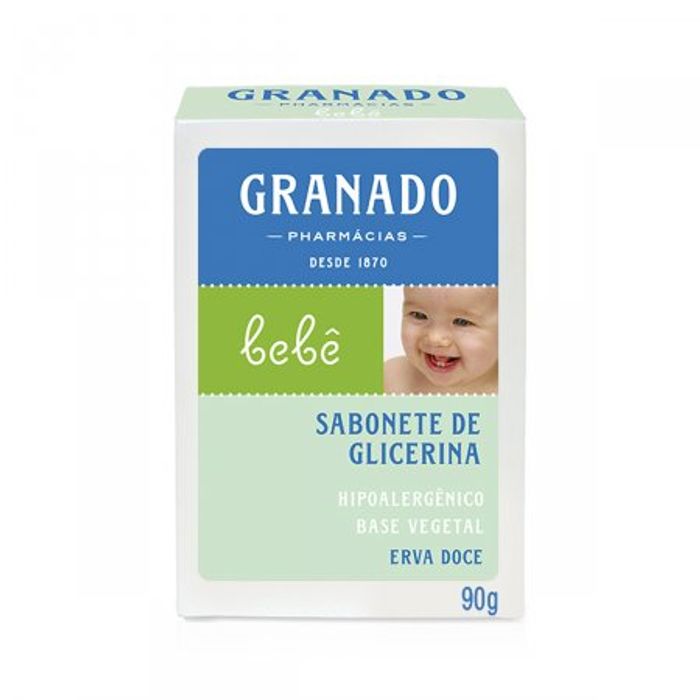 Granado Bebê Erva doce Glicerinado Sabonete em Barra 90G - Imagem 1
