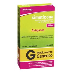 Simeticona 125mg - Caixa com 10 Cápsulas Moles