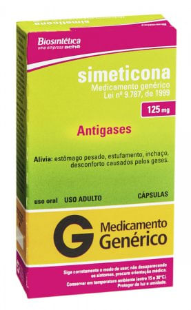 Simeticona 125mg - Caixa com 10 Cápsulas Moles - Imagem 1