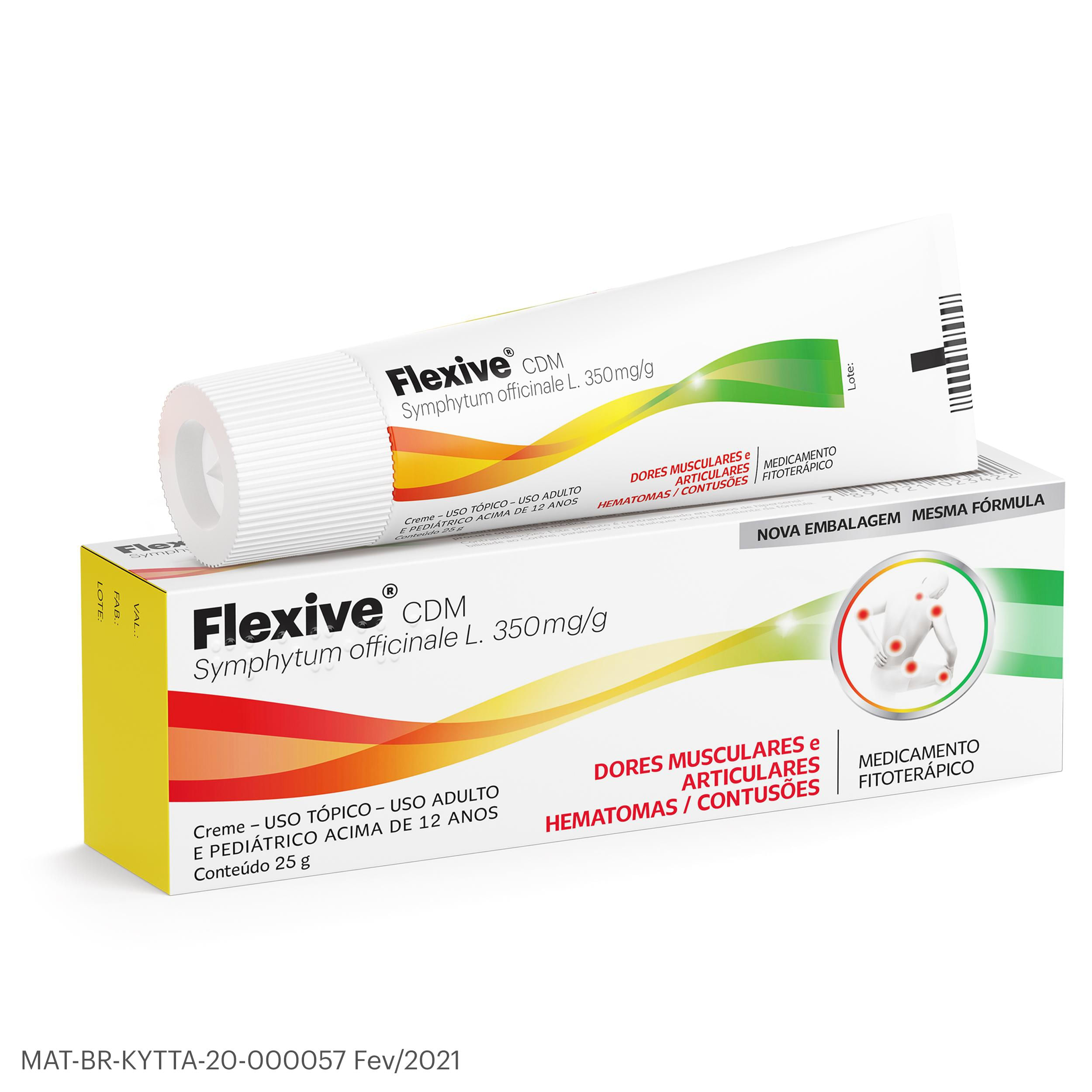 Flexive CDM 350mg/g Creme Dermatológico - Bisnaga com 25g - Imagem 1