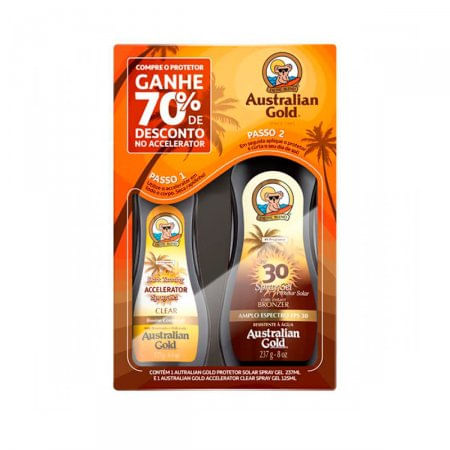 Protetor Solar FPS30 Australian Gols Spray Gel 237G - Imagem 1