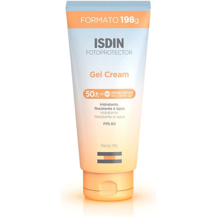 Protetor Solar FPS60 Isdin Gel Cream 198G - Imagem 1