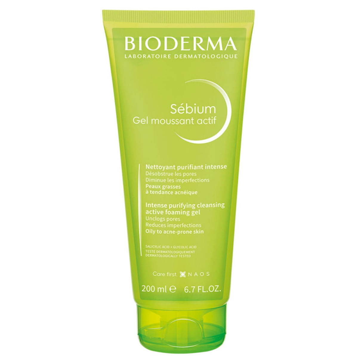 Sébium Moussant Actif Bioderma Gel 200mL - Imagem 1