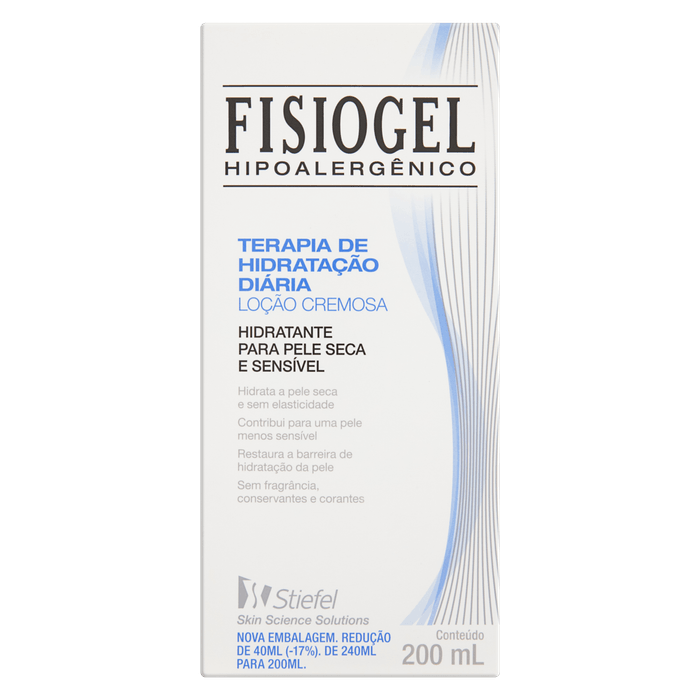 Fisiogel Terapia de Hidratação Diária Loção Cremosa 200mL - Imagem 1