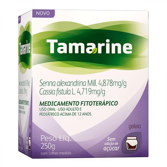 Tamarine 4.878mg + 4.719mg Geleia Oral Sabor Ameixa - Frasco com 250 g - Imagem 1