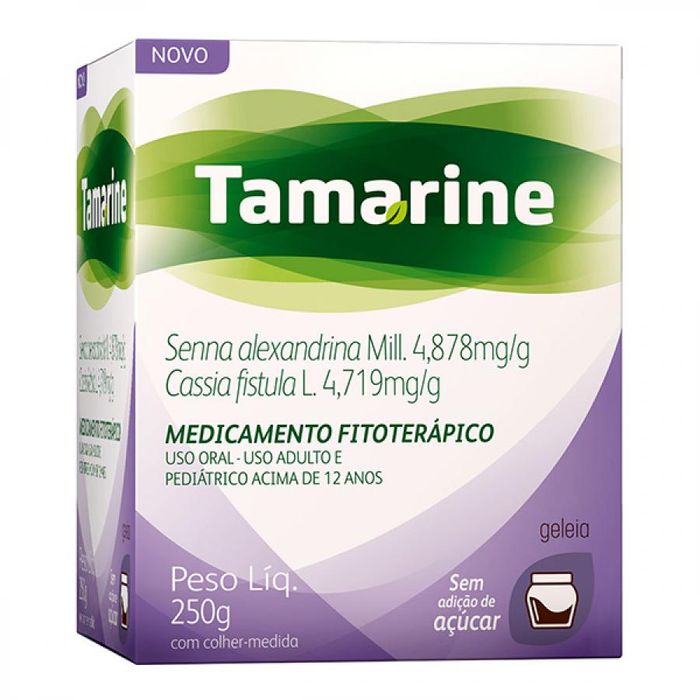 Tamarine 4.878mg + 4.719mg Geleia Oral Sabor Ameixa - Frasco com 250 g - Imagem 1
