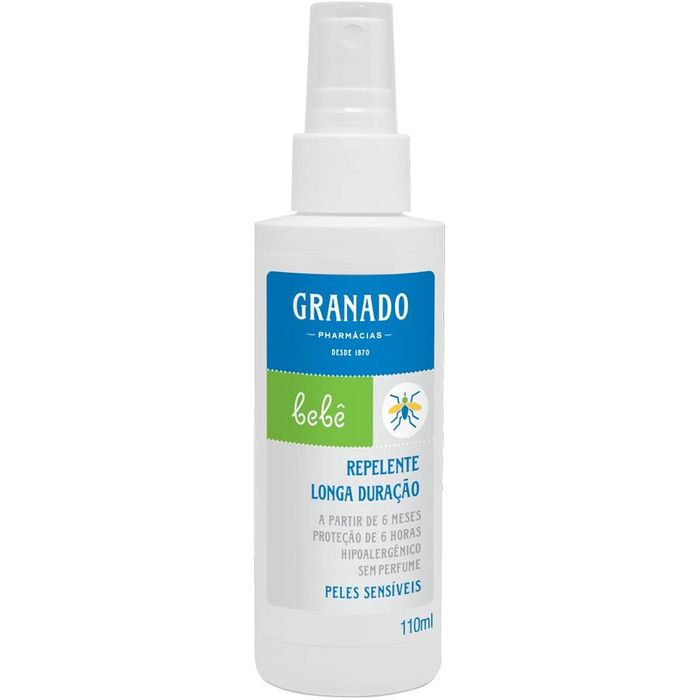 Repelente Longa Duração Granado Bebê Peles Sensíveis 110Ml - Imagem 1