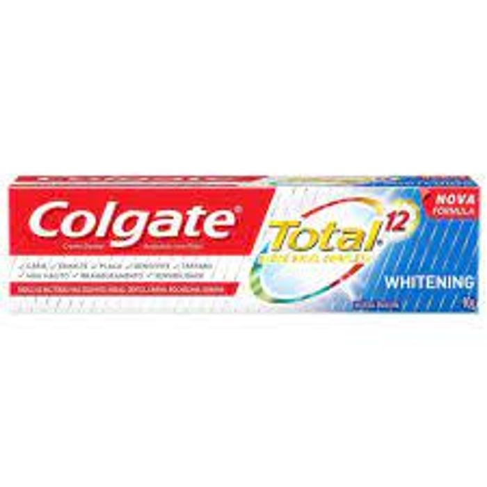 Creme Dental Colgate Total 12 Whitening Gel 90g - Imagem 1