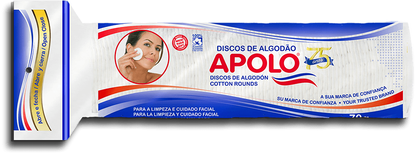 Algodão Em Disco Apolo 70G - Imagem 1