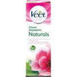 Creme Depilatório Peles Delicadas Veet Naturals Caixa 100Ml