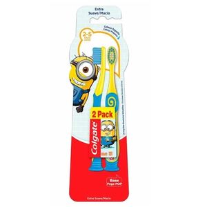 Escova Dental Colgate Smiles 2 a 5 Anos Minions 2 Unidades