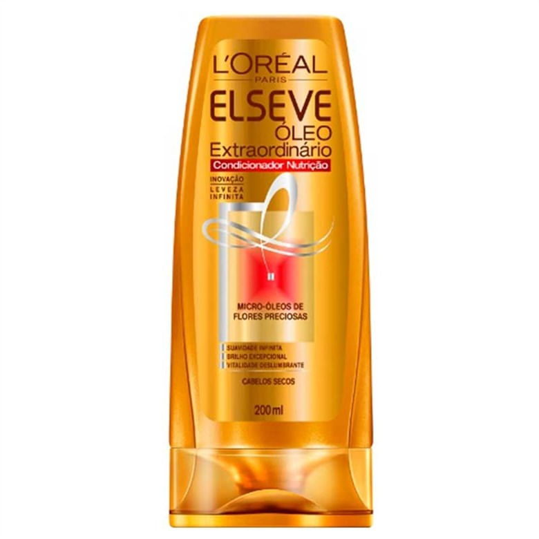 Condicionador Elseve Oleo Extraordinario Nutricao com 200ml - Imagem 1