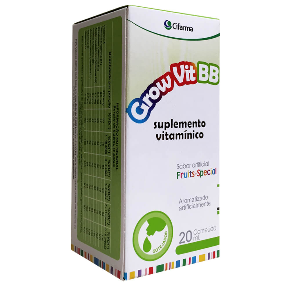 Grow Vit BB Sabor Fruits Special 20mL - Imagem 1