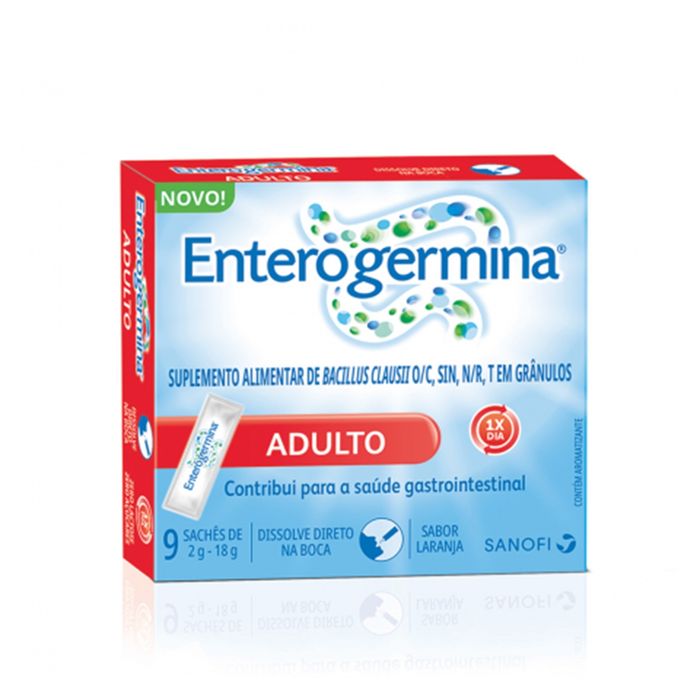 Enterogermina Pó Oral - 9 Sachês com 2g - Imagem 1