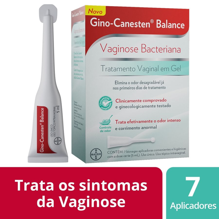 Gino-Canesten Balance Gel Vaginal 5mL + 7 Aplicadores - Imagem 1