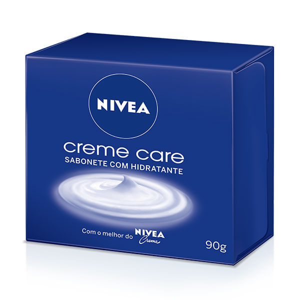 Sabonete Nivea Creme Care barra, 1 unidade com 90g - Imagem 1