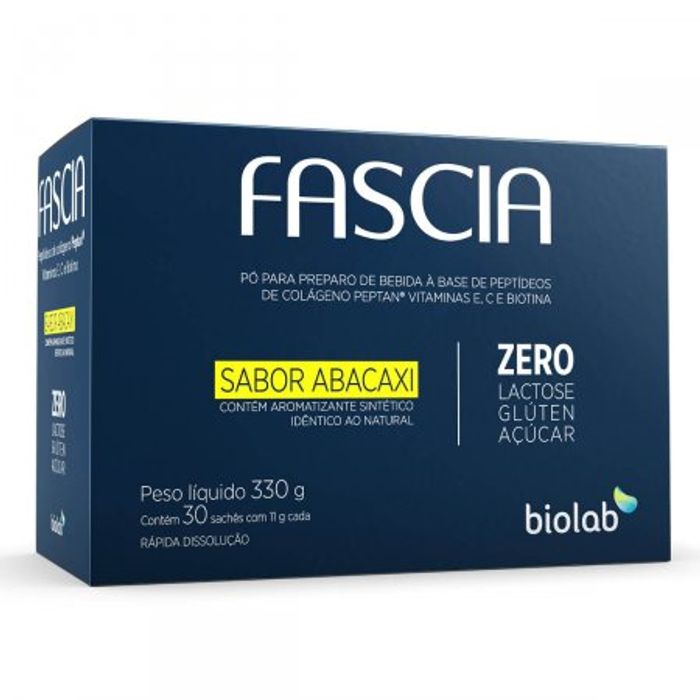 Fascia Sabor Abacaxi 30 Sachês com 11G - Imagem 1