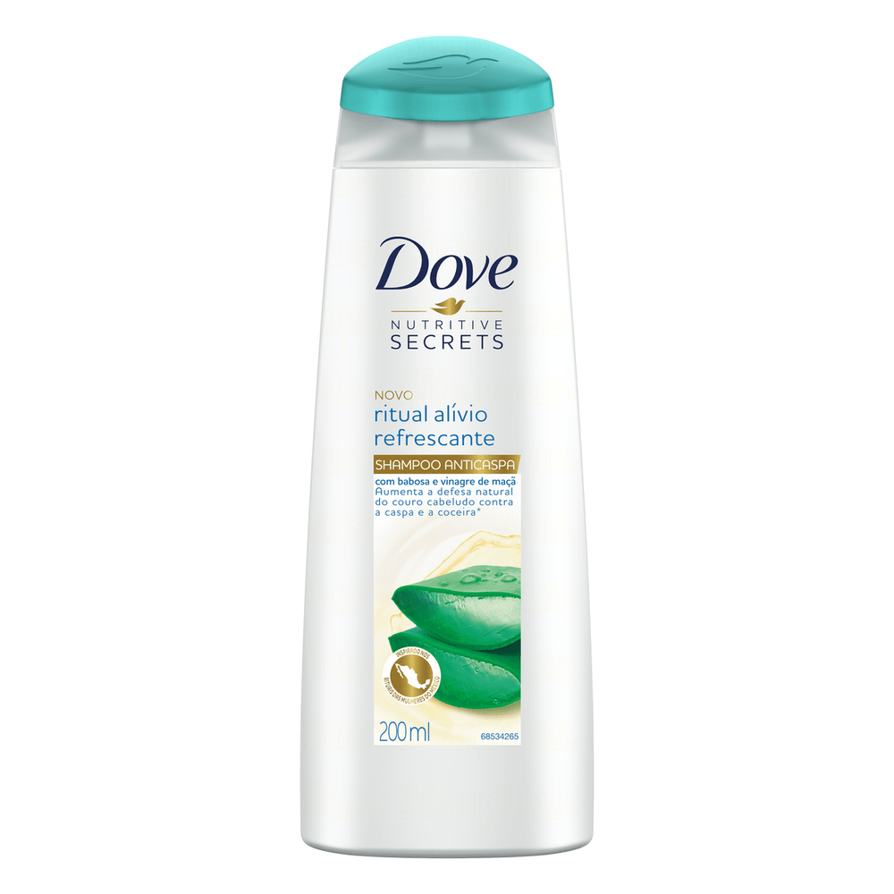 Shampoo Anticaspa Dove Nutritive Secrets Ritual Alívio Refrescante Frasco 200Ml - Preview 2