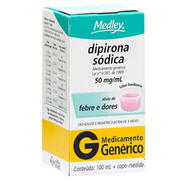 Dipirona Monoidratada 50mg/ml - 1 Solução Oral - Imagem 1