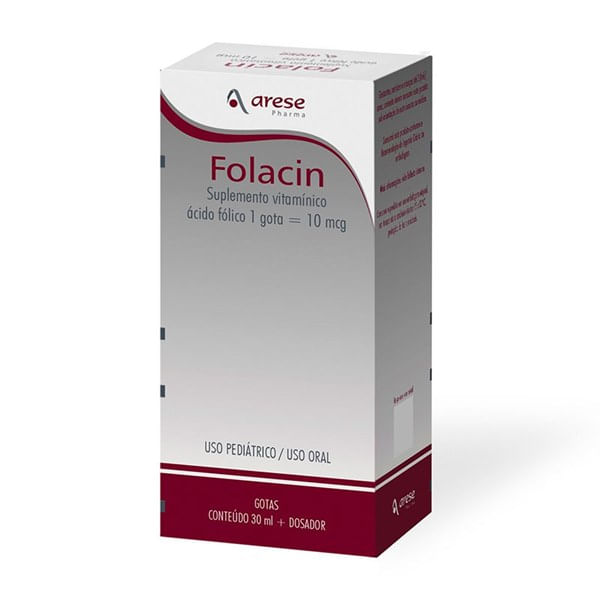 Folacin 0.2mg - Solução Oral 30mL - Imagem 1
