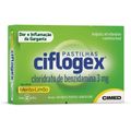 Ciflogex 3mg Pastilha Sabor Menta e Limão - Caixa com 12 Pastilhas