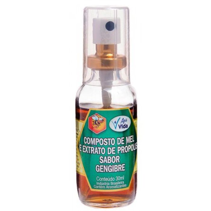 Extrato de Propólis 30mL Sabor Gengibre Spray - Imagem 1