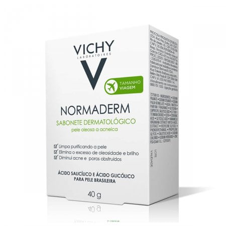 Normaderm Vichy Pele Oleosa a Acneica Sabonete em Barra 40G - Imagem 1