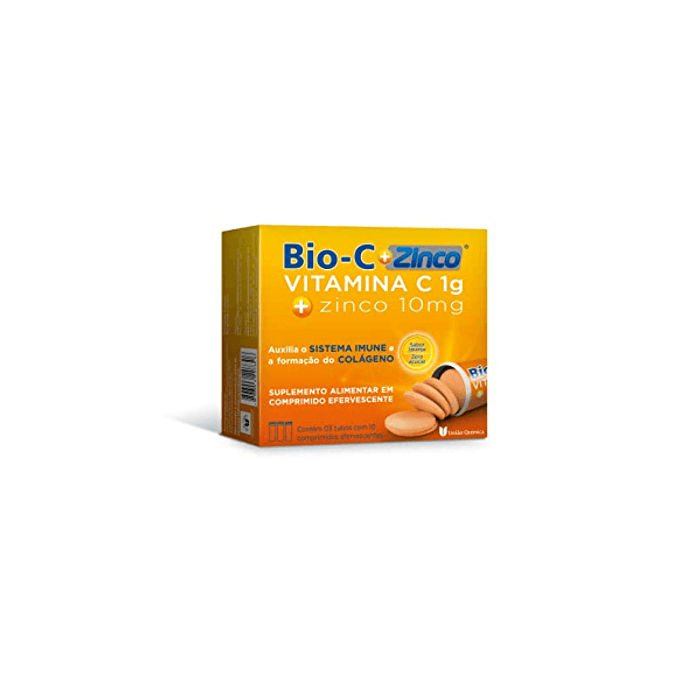 Bio-C + Zinco 1000mg + 10mg Comprimido efervescente - Tubo com 30 Comprimidos - Imagem 1