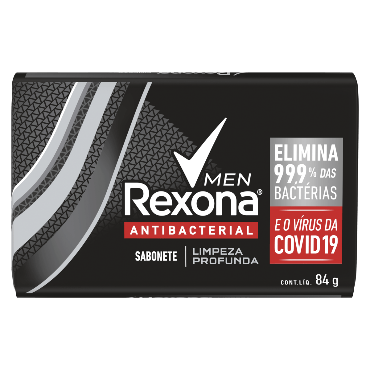 Rexona Antibacterial Men Sabonete em Barra 84G - Imagem 1