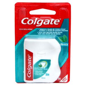 Fio Dental Colgate Tradicional menta com 50 metros