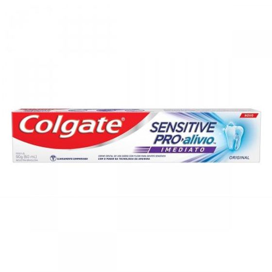 Creme Dental Original Colgate Sensitive Pro Alívio Imediato Caixa 90G - Imagem 1