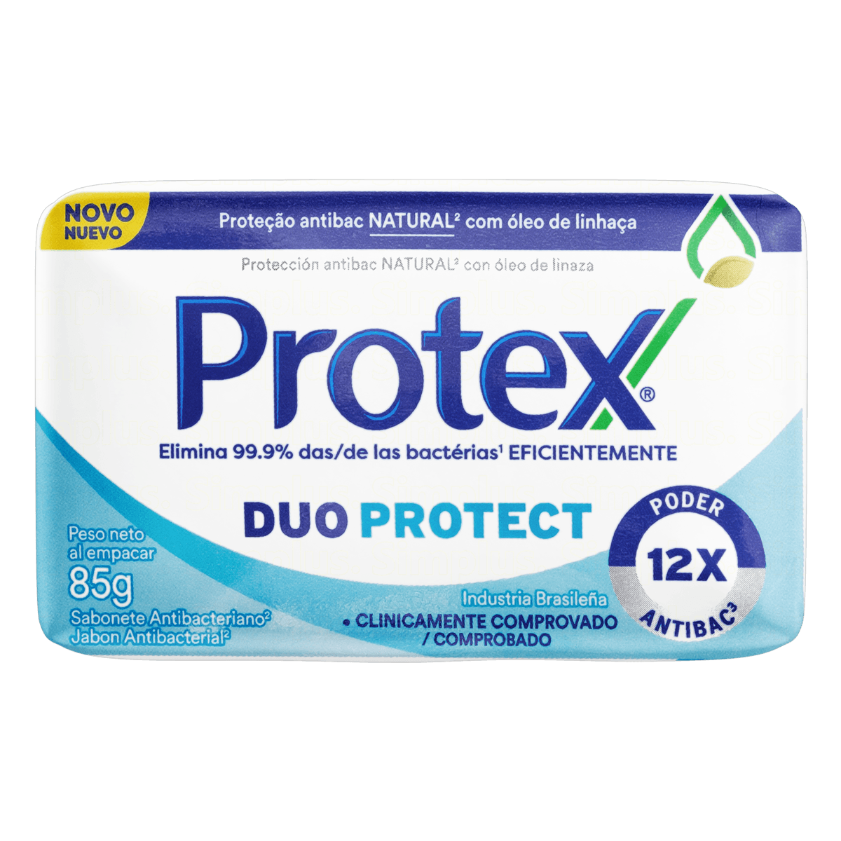 Protex Duo Protect Sabonete em Barra 85G - Imagem 1