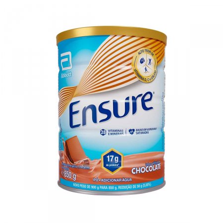 Ensure Sabor Chocolate Lata 850G - Imagem 1