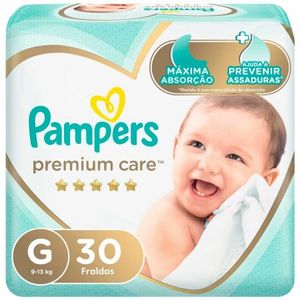 Fralda Pampers Premium Mega Gd
