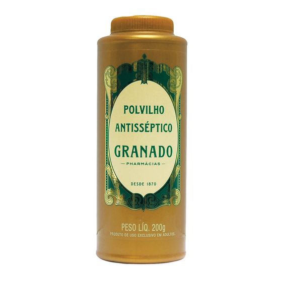 Polvilho Antisséptico 11.735g + 0.352g + 3g + 17.602g Pó tópico Frasco com 200 g - Imagem 1