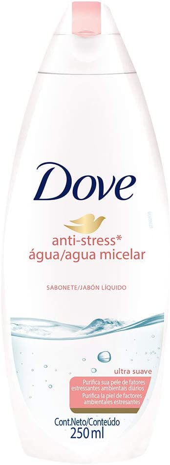 Sabonete Anti Stress Dove Agua Micelar Liquido 250ml - Imagem 1