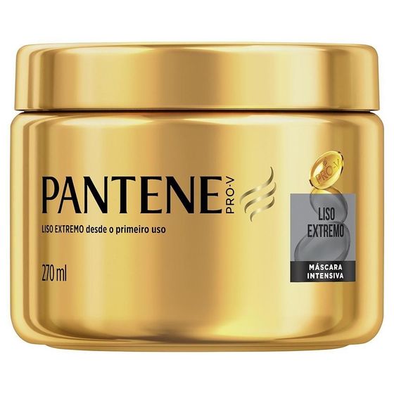 Mascara Intensiva Pantene Pro V Liso Extremo 270ml - Imagem 1