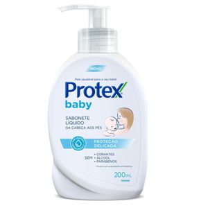Protex Baby Proteção Delicada Sabonete Líquido 200mL